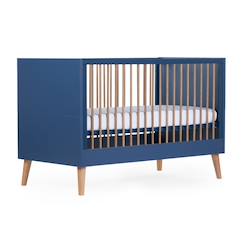 Lit bébé évolutif sommier à lattes à hauteur réglable 70x140cm  - vertbaudet enfant
