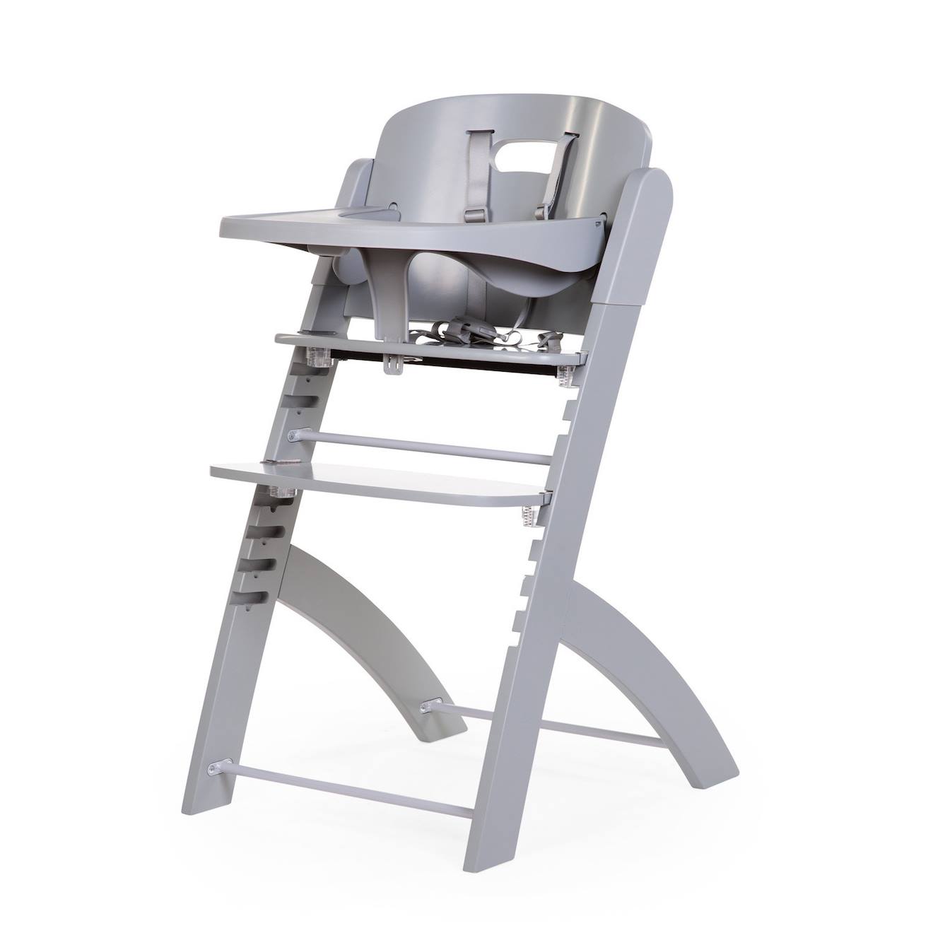 Chaise Haute Évolutive + Tablette Evosit Gris Pierre