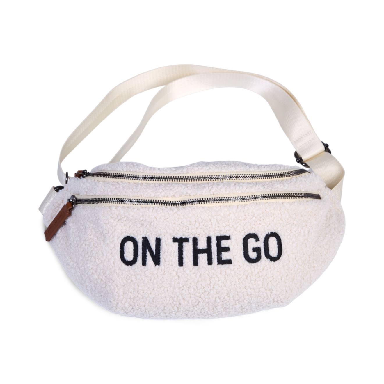 Sac Banane Teddy Blanc Cassé