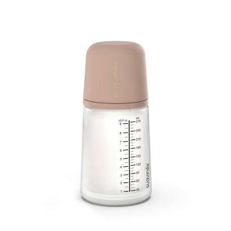 Suavinex - Biberon Anti-colique 270 Ml - Débit Moyen Beige Foncé