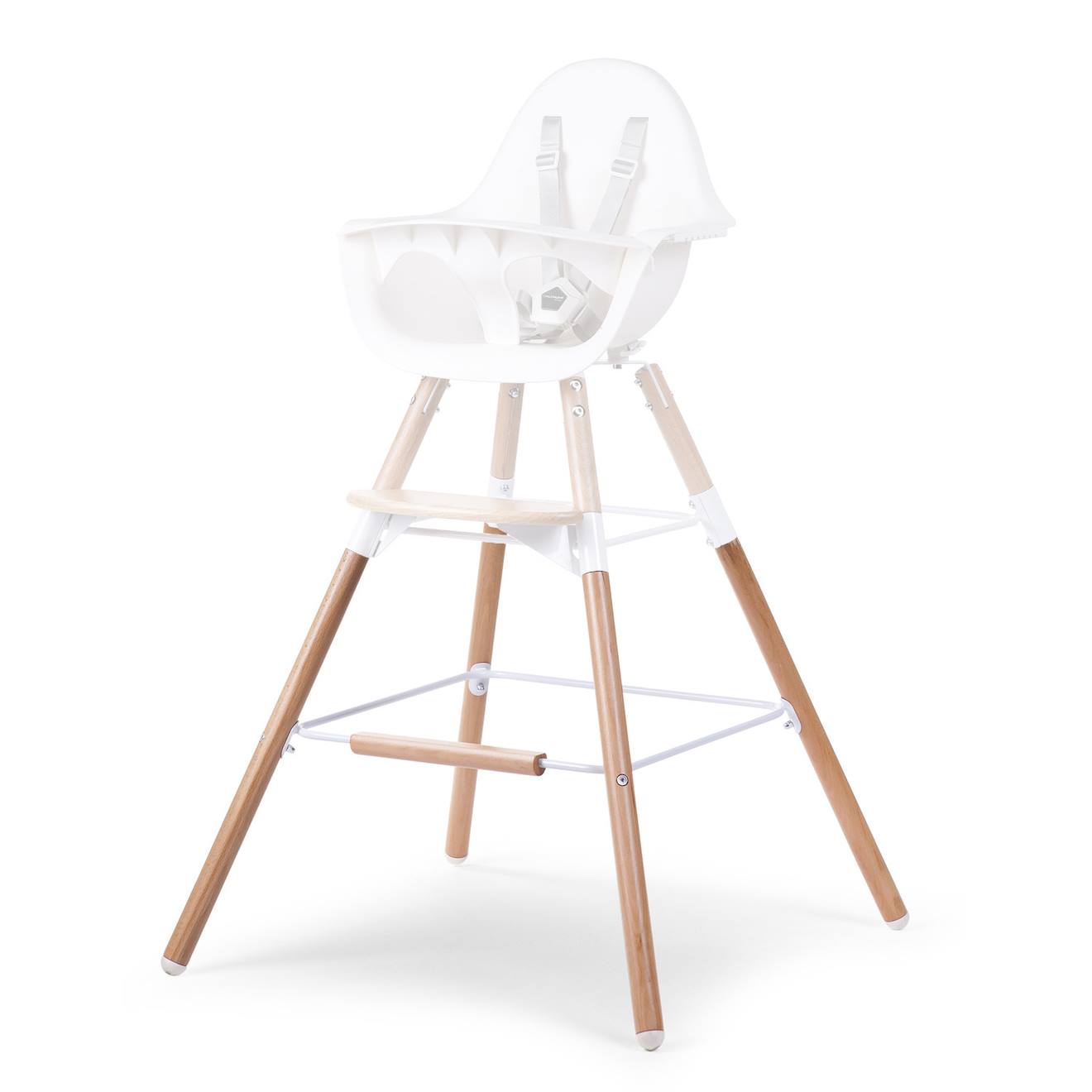 Set D'accessoires Pour Chaise Haute Beige Et Blanc (Childhome) - Image 1
