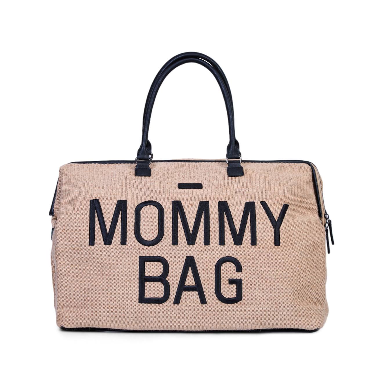 Sac À Langer Mommy Bag Textile Raphia