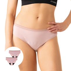 Vêtements de grossesse-Lingerie-Culotte, shorty-Lot de 2 culottes menstruelles femme