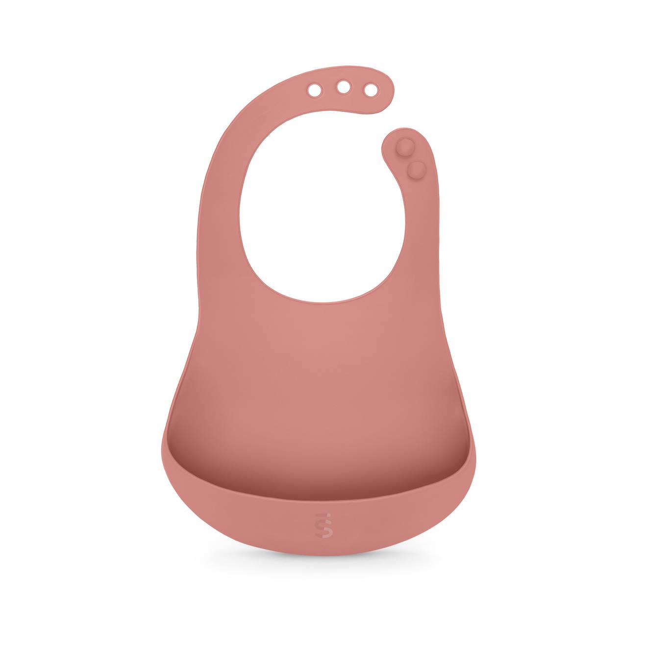 Bavoir Silicone Rose Sx