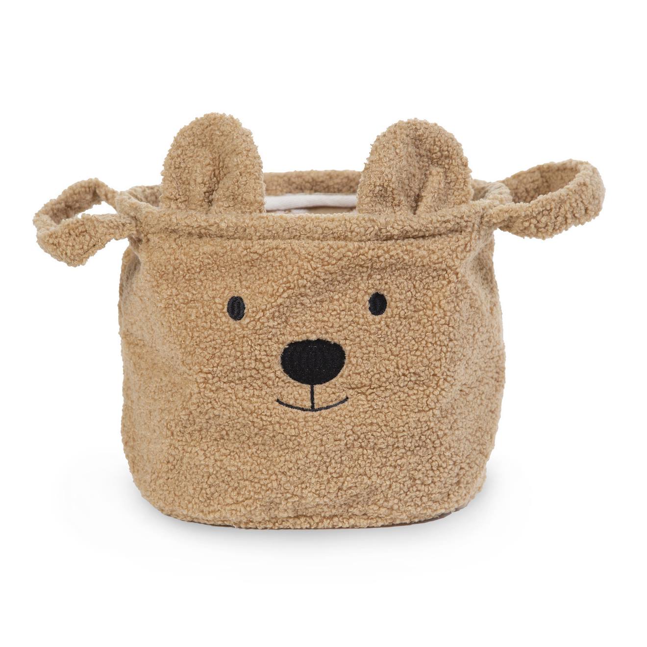 Panier De Rangement 25x20x20 Cm Teddy Neutre