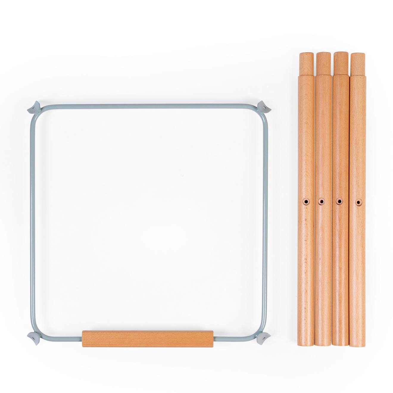 Set D'accessoires Pour Chaise Haute Beige Et Gris