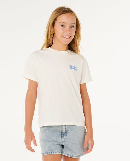 T-shirt ocean break relaxed fille  - vertbaudet enfant