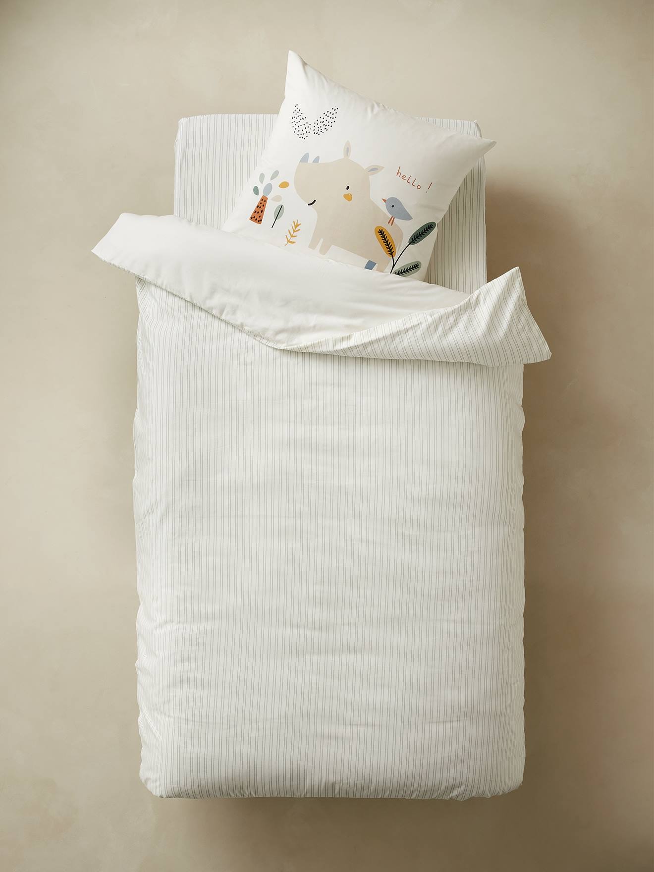 Parure De Lit Housse De Couette + Taie D'oreiller Enfant