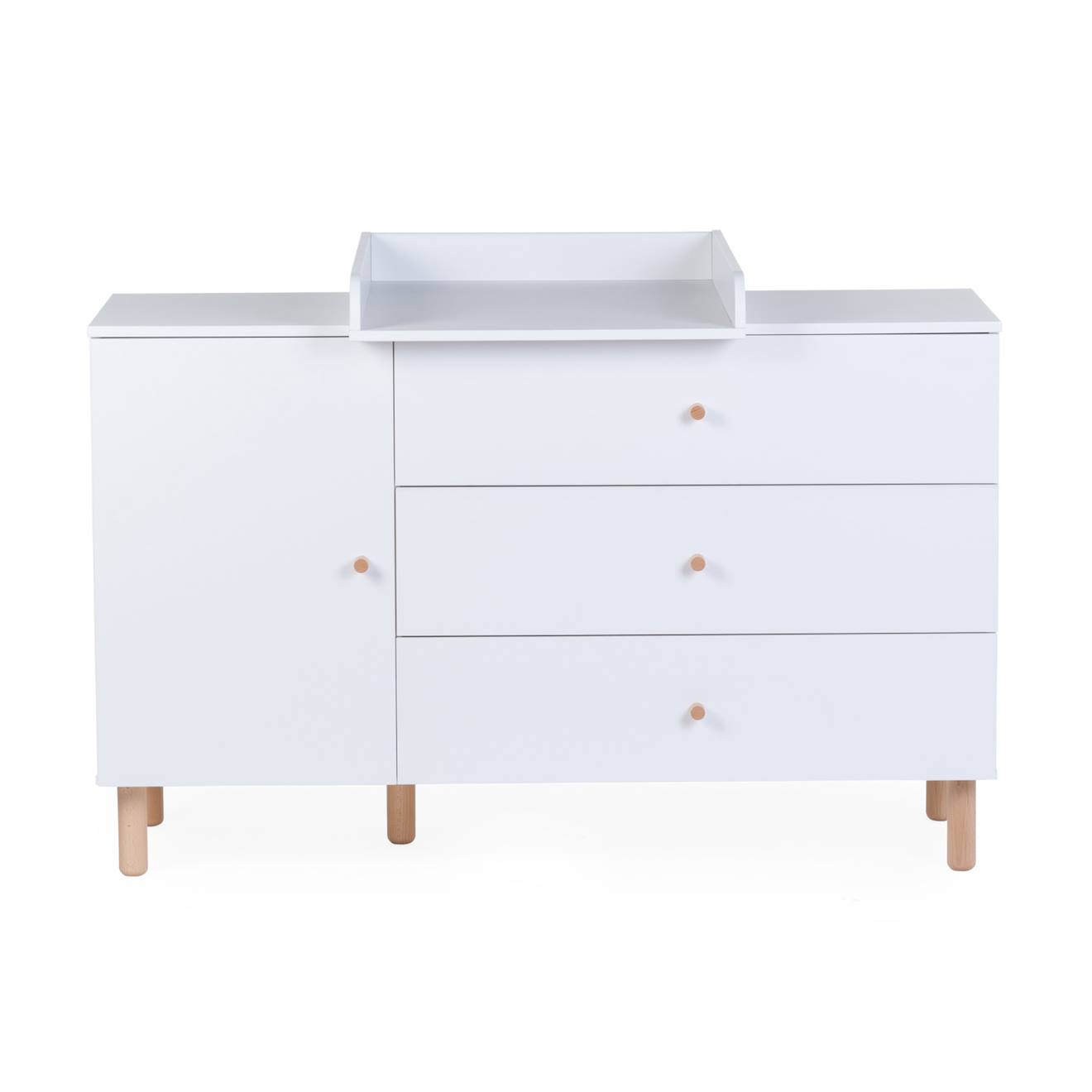 Commode À Langer 4 Tiroirs Blanc