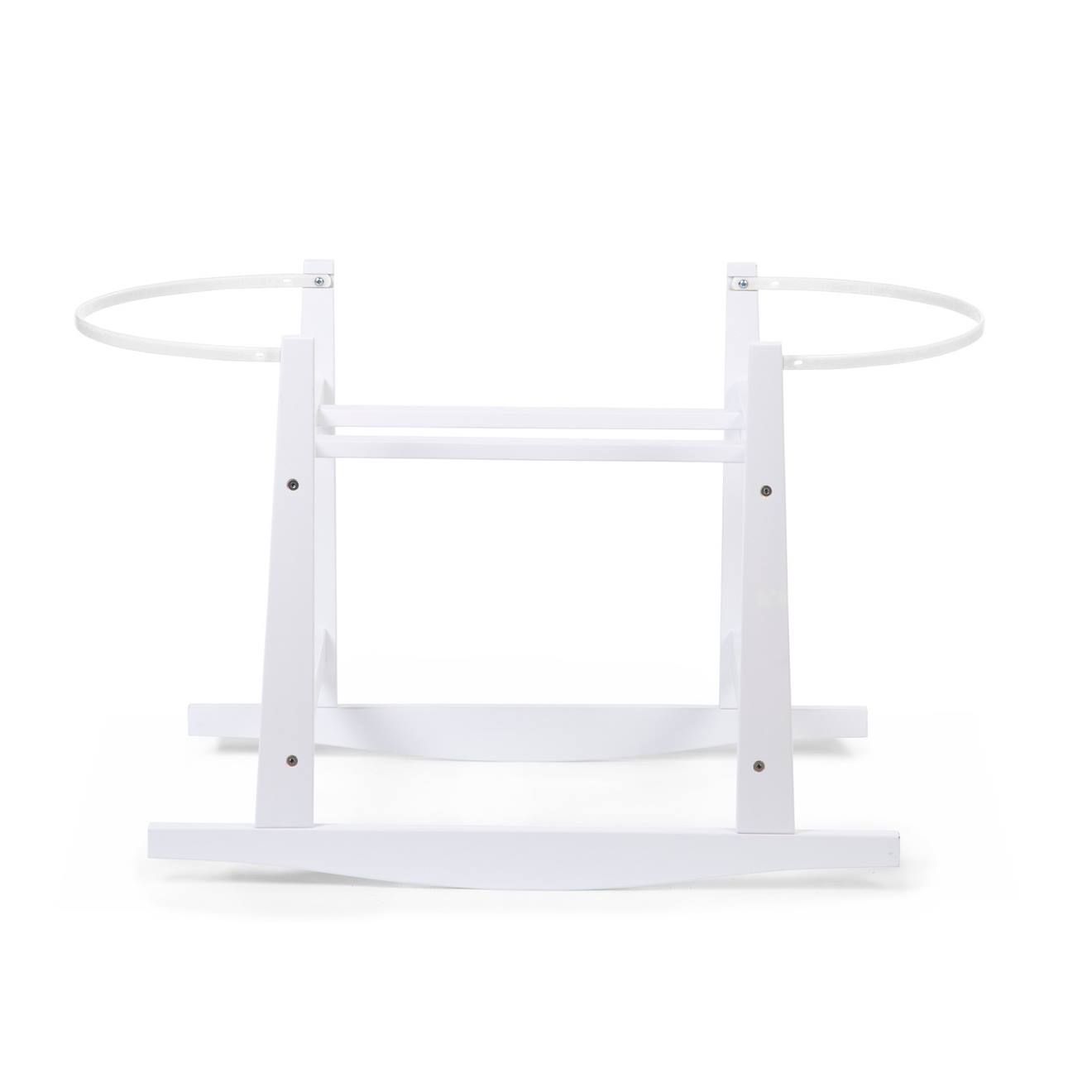 Support À Bascule Pour Panier Moïse En Bois Blanc