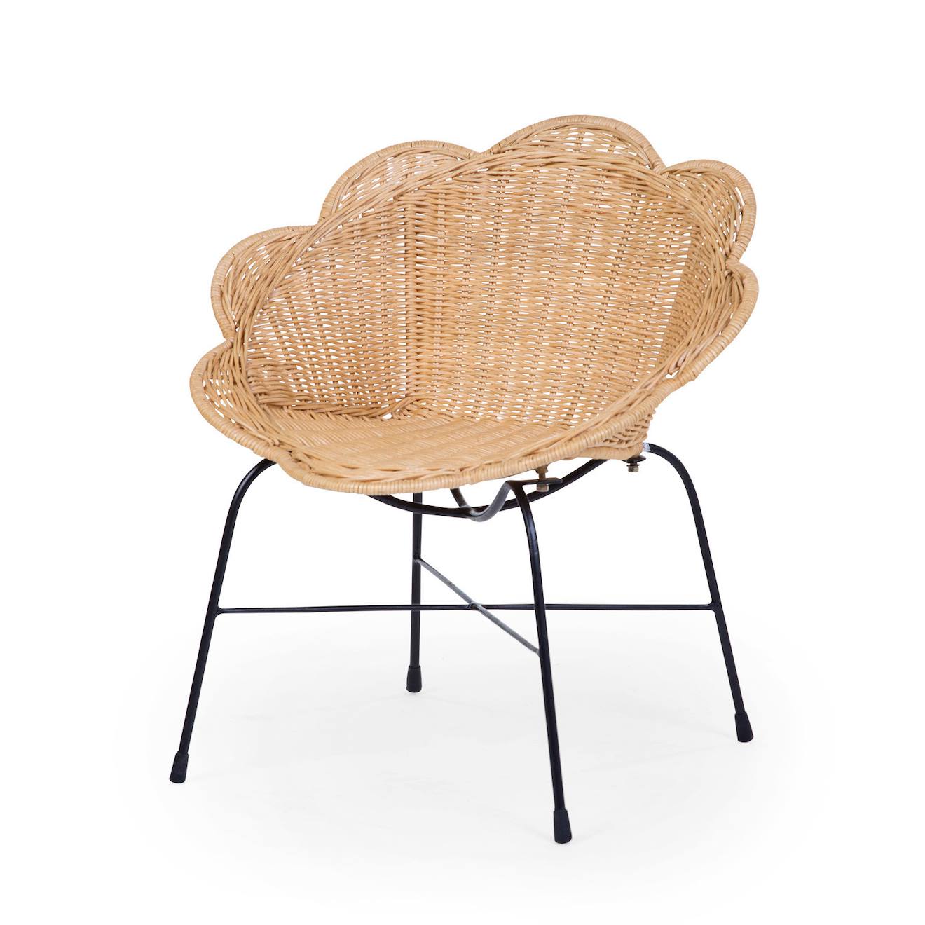 Chaise Enfant En Bois Raphia