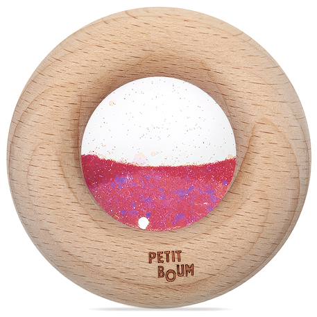 Hochet sensoriel donut calme Bleu+Jaune+Orange+Rose+Rouge+Turquoise+Vert+Violet 13 - vertbaudet enfant 