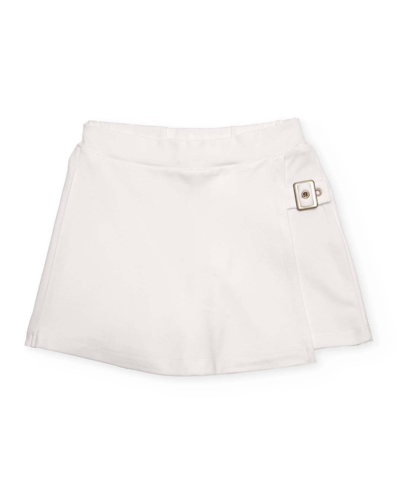 Jupe-short Fille En Maille Avec Boucle Dcorative Blanc 21 €