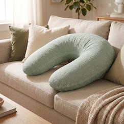 Puériculture-Coussin de maternité 3 en 1 : grossesse, allaitement & repos - housse double gaze coton