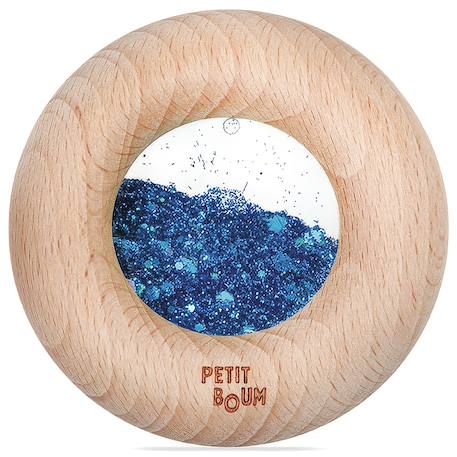 Hochet sensoriel donut calme Bleu+Jaune+Orange+Rose+Rouge+Turquoise+Vert+Violet 1 - vertbaudet enfant 