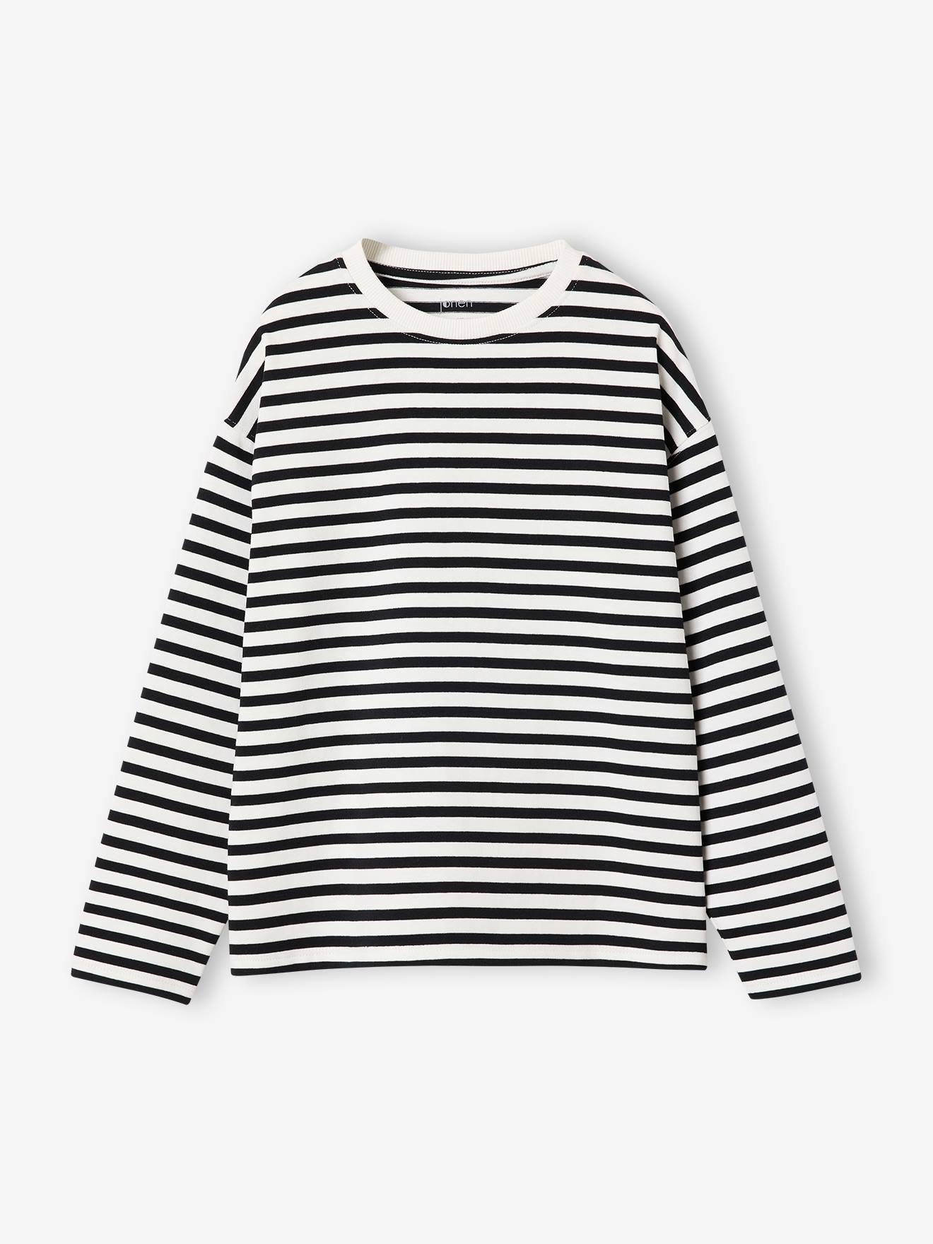 T-shirt manches longues fille écru