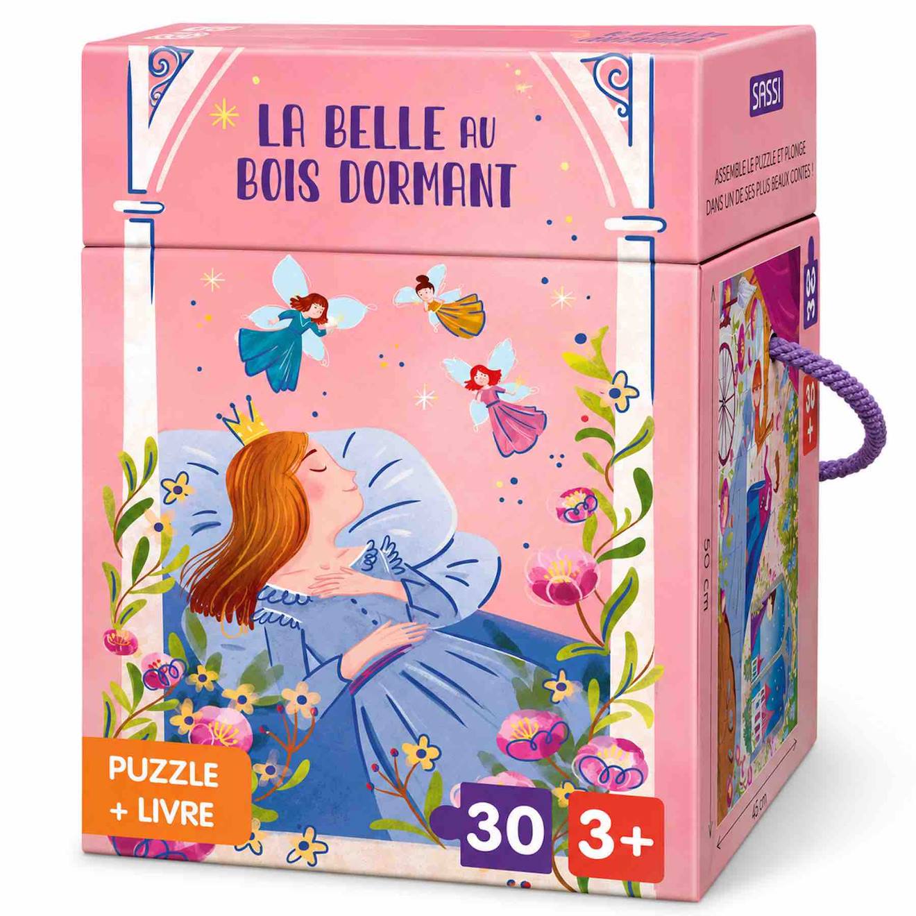 Puzzle Et Livre Disney La Belle Au Bois Dormant Rose