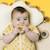 Hochet sensoriel donut calme Bleu+Jaune+Orange+Rose+Rouge+Turquoise+Vert+Violet 11 - vertbaudet enfant 
