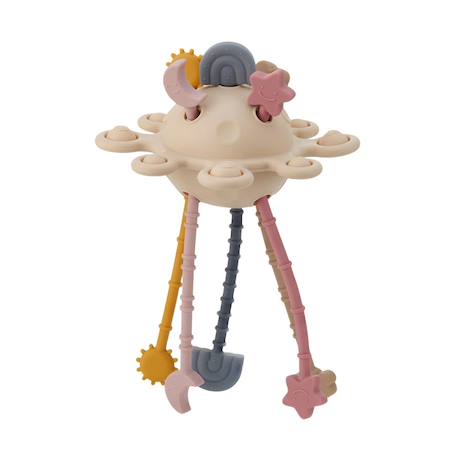 Tickit - Jouet À Tirer Sensoriel Nude Beige