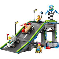 Jouet-Lego city - zéro limite : rampe pour bolides de course - 60460