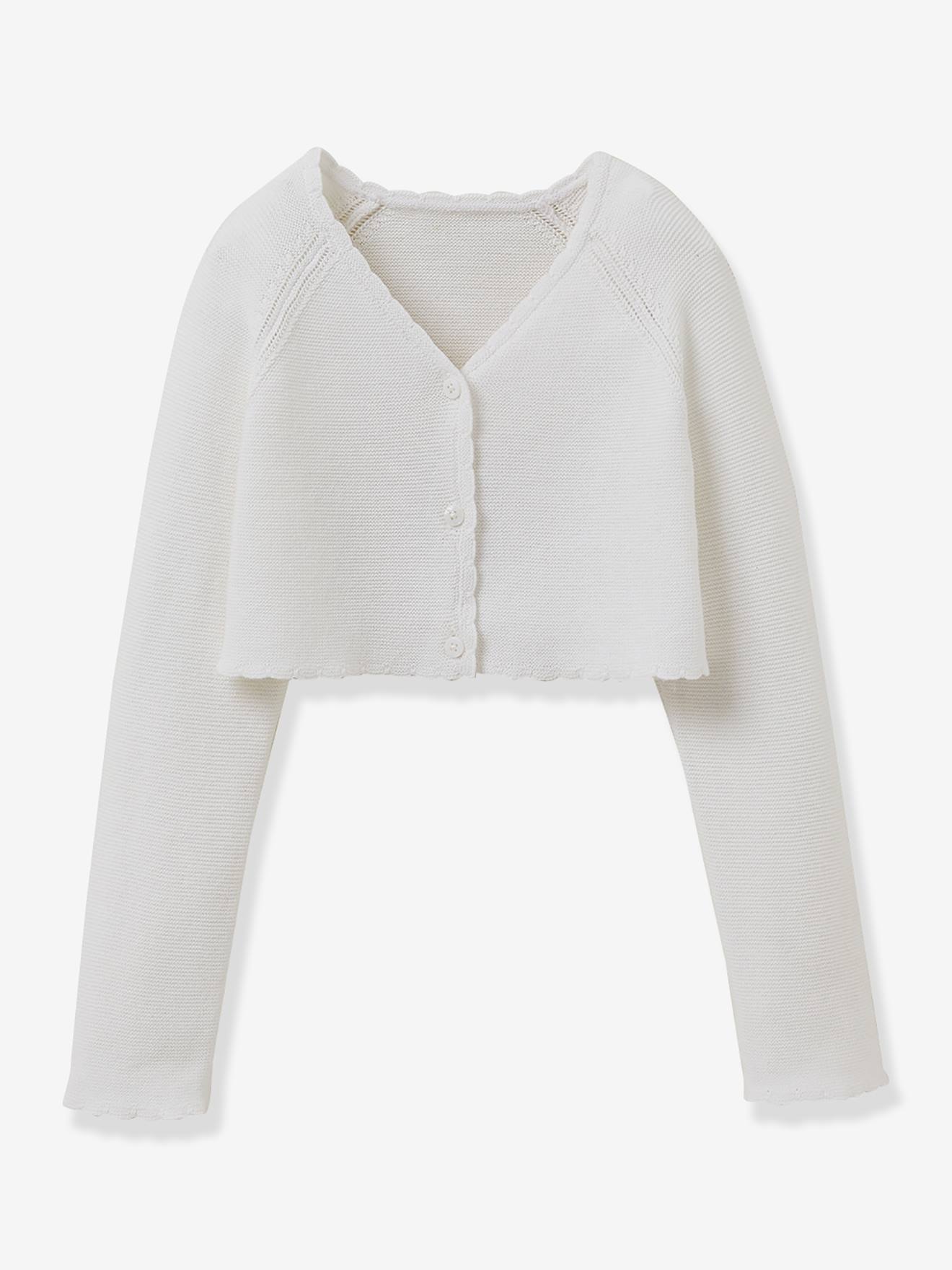 Bolro court boutonn blanc 26 €
