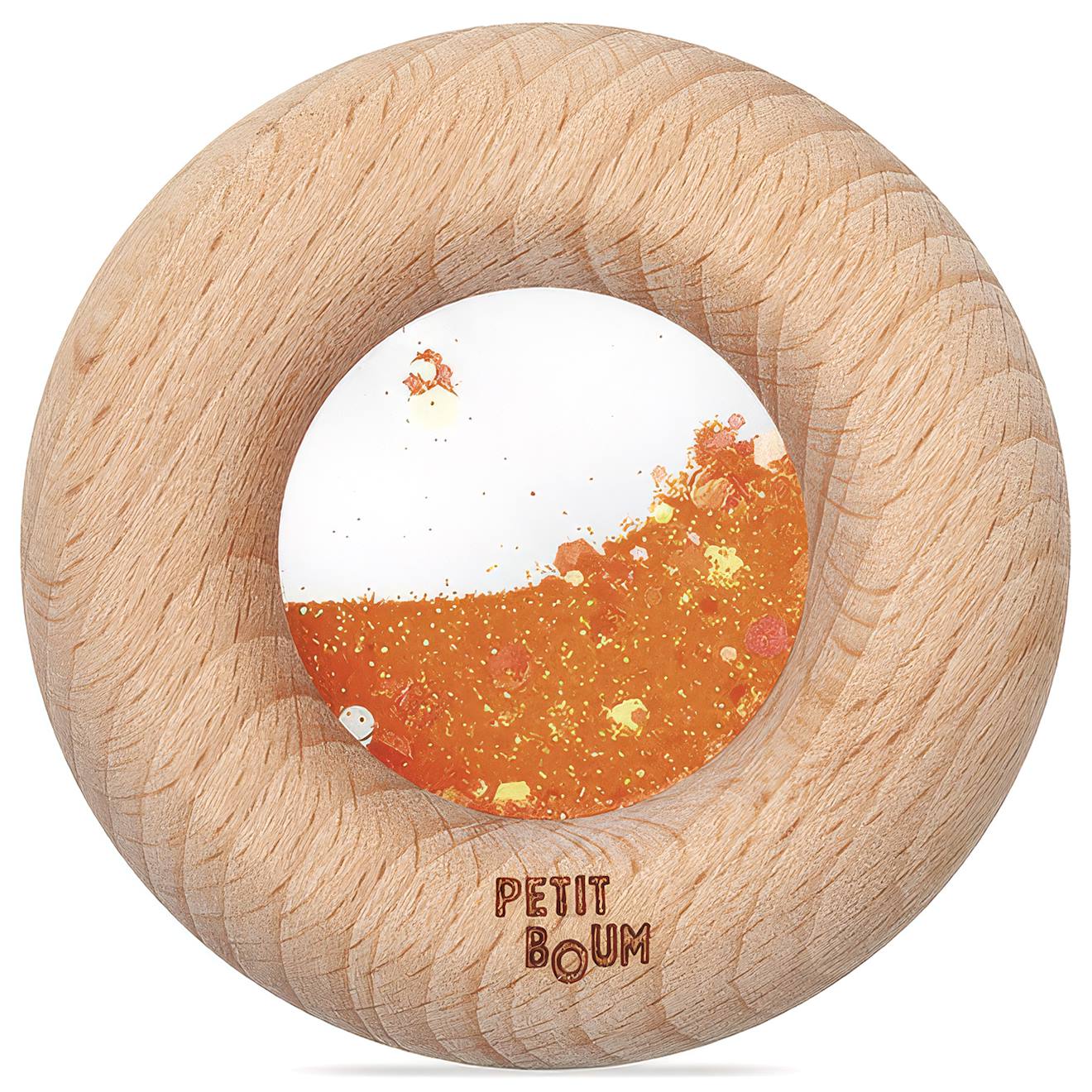 Hochet Sensoriel Donut Calme Orange