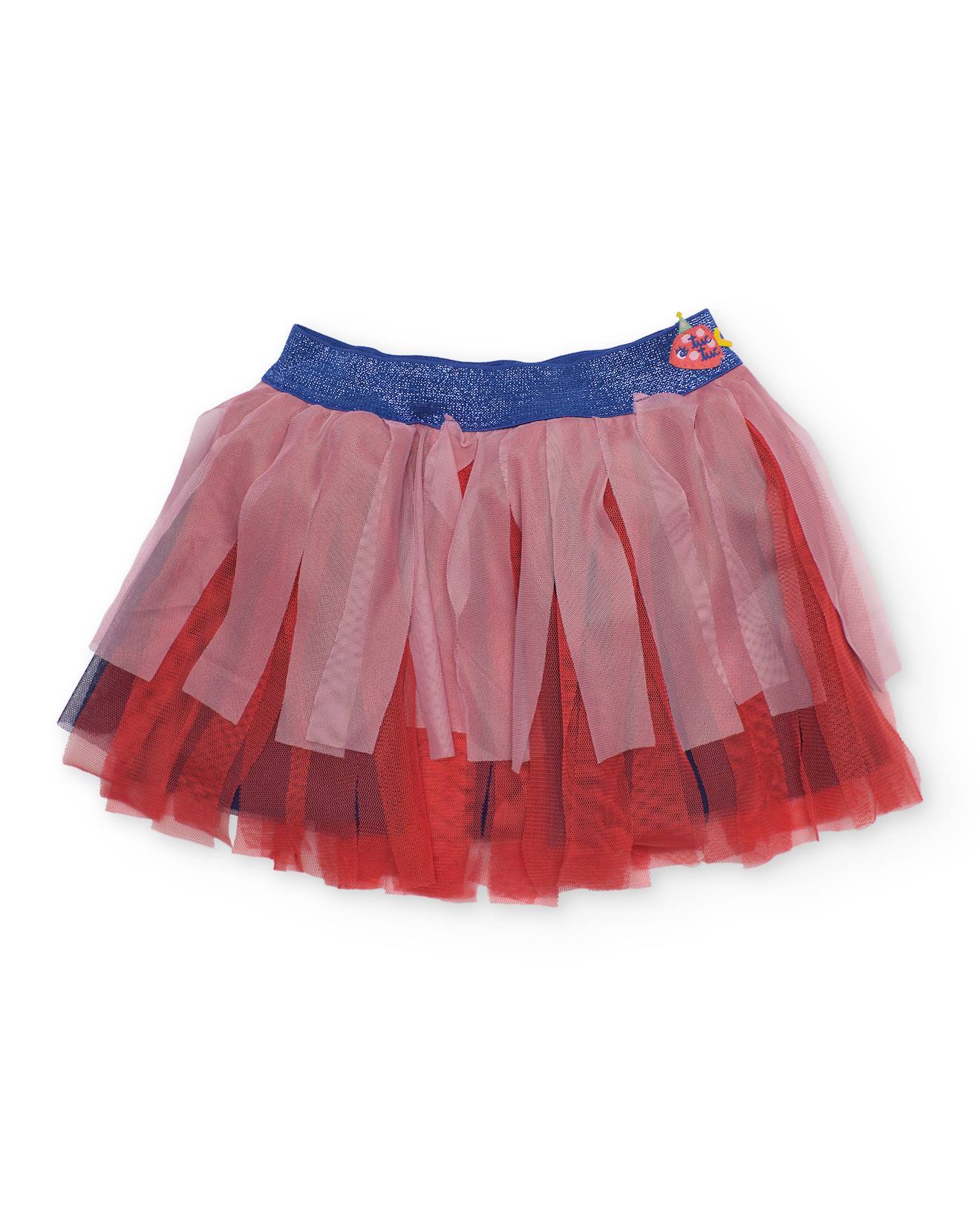 Jupe Pour Fille En Tissu Avec Couches De Tulle Rouge 23 €