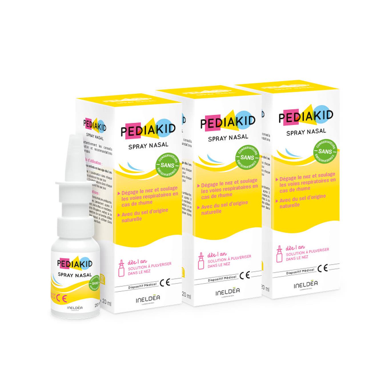 Spray Nasal 20ml - Lot De 3 Multicolore