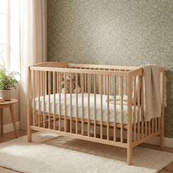 Pack matelas bamboo + drap magique imprimé - matelas déhoussable et drap-housse imperméable 2-en-1  - vertbaudet enfant