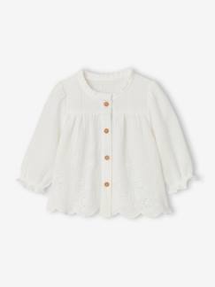 Bébé-Chemise, blouse-Blouse brodée bébé