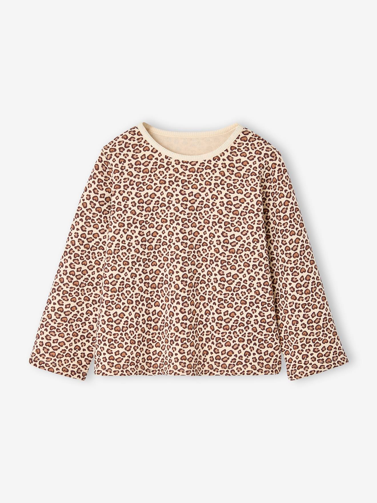 T-shirt manches longues fille vanille
