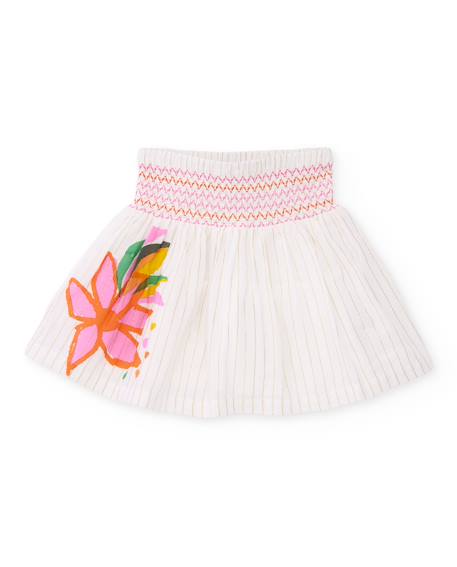 Bébé-Jupe fille  avec broderie décorative