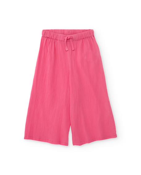Fille-Pantalon fille avec taille élastiquée