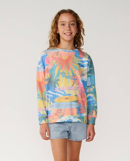 Fille-Pull, gilet, sweat-Sweat surf side relaxed fille