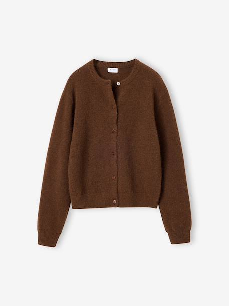 Fille-Pull, gilet, sweat-Gilet fille manches longues