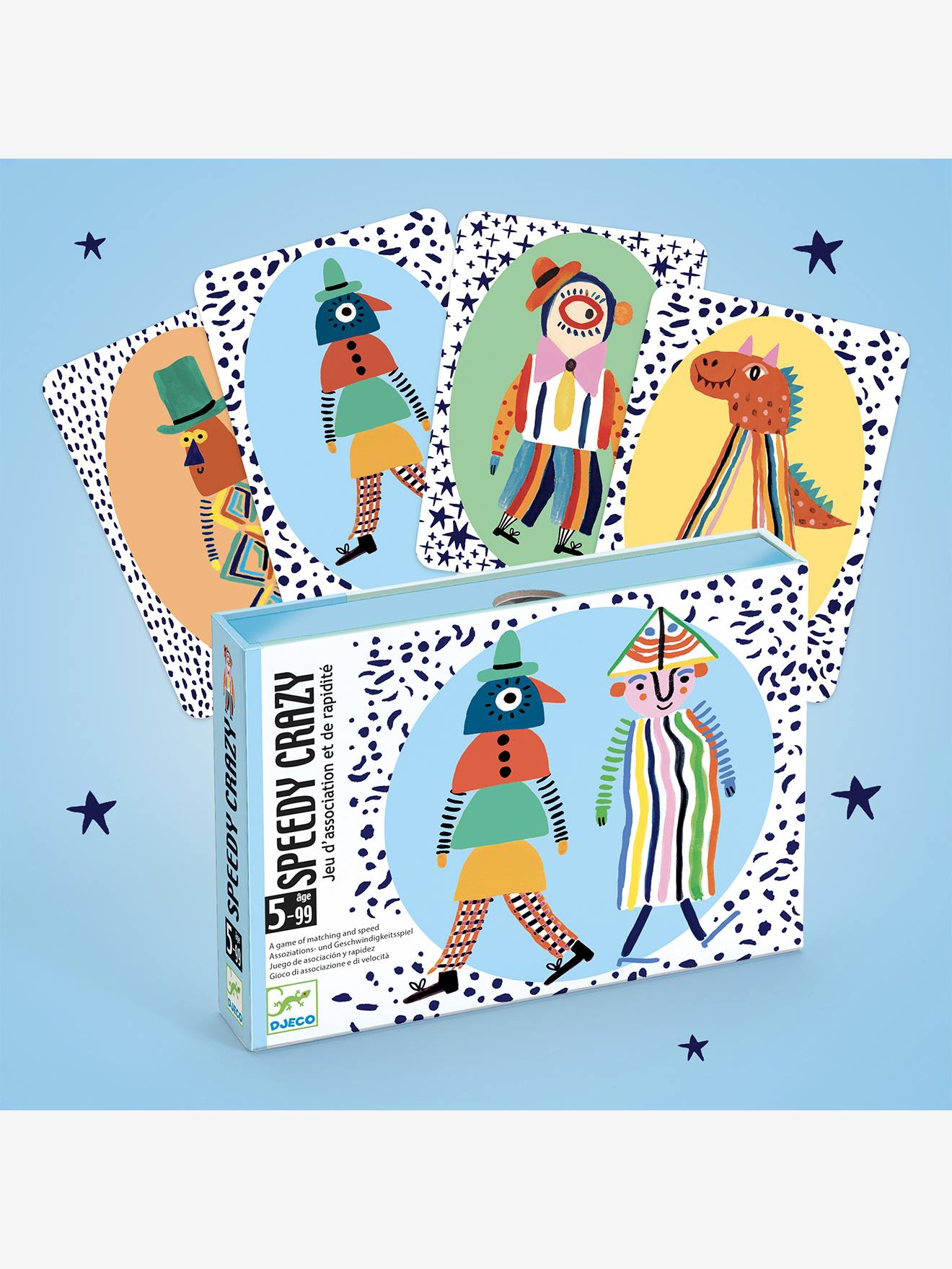 Jeu de cartes Speedy Crazy blanc Jeu de cartes Speedy Crazy blanc