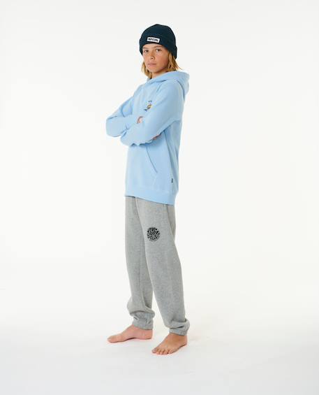 Pantalon de survêtement icons of surf enfant Grey marle+Lagune bleue+Noir+Sable kaki 6 - vertbaudet enfant 