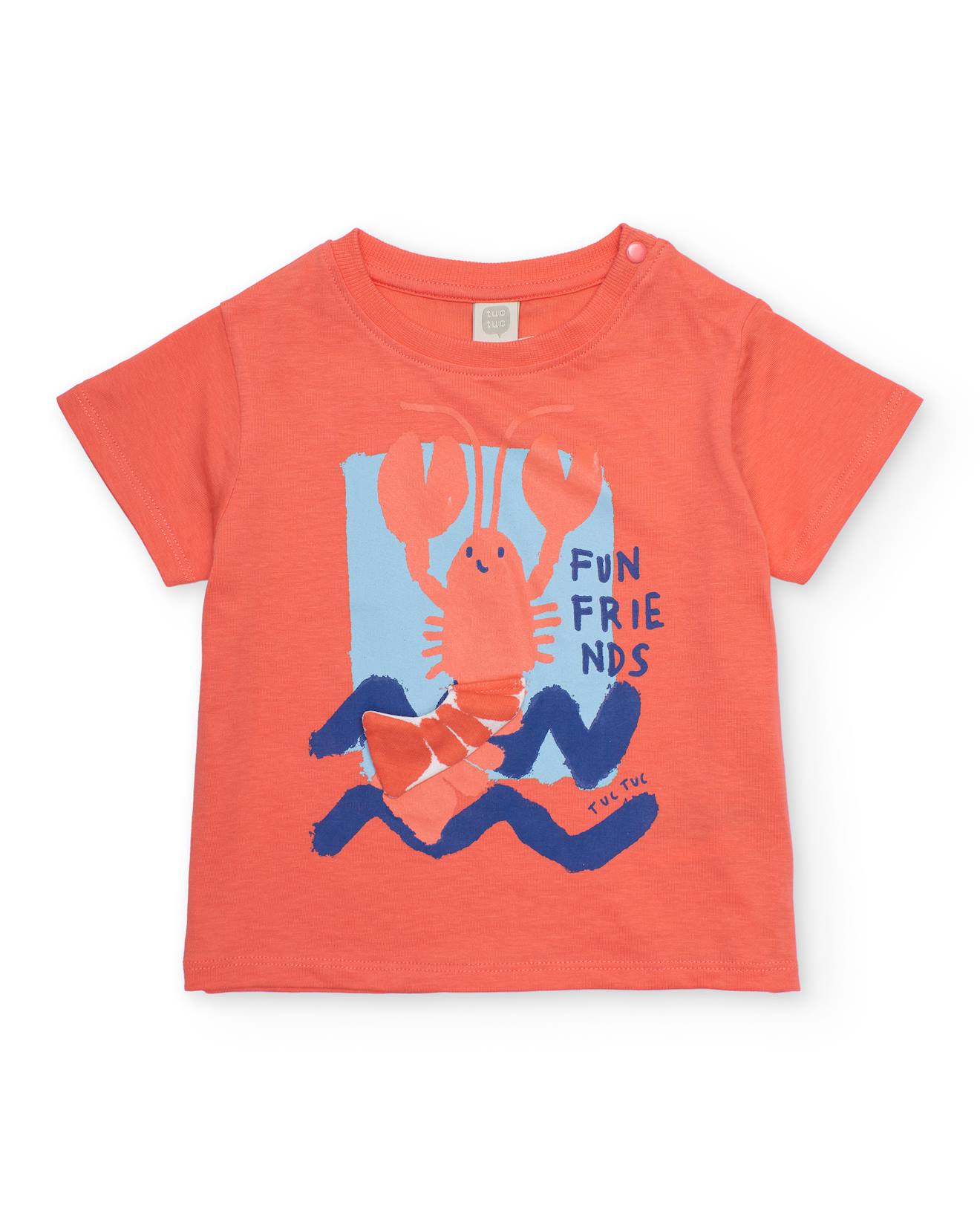 T-shirt Pour Garon En Maille Avec Motif Graphique Sur Le Devant Rose 7 €