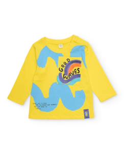 -T-shirt garçon en maille avec poche imprimée