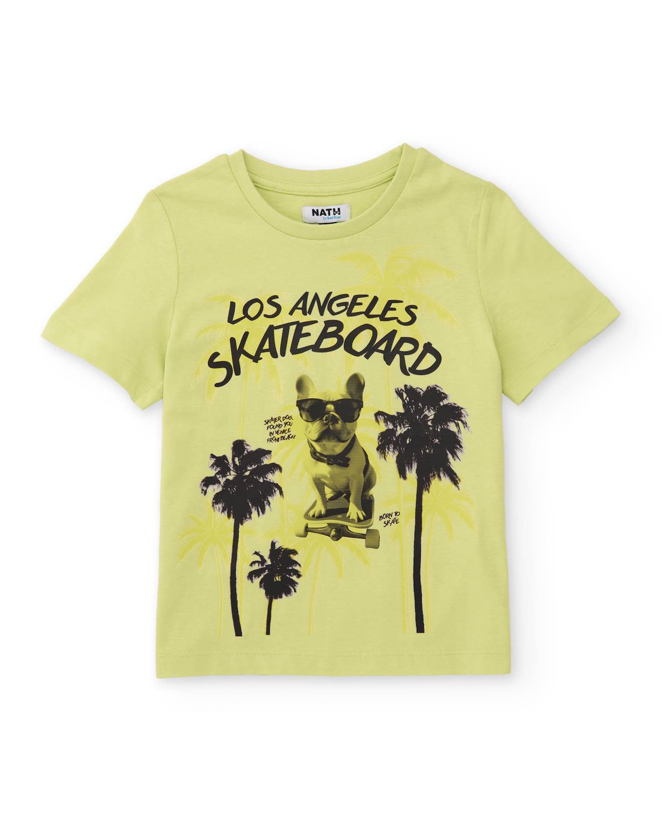 T-shirt Garon En Maille De Style Californien Vert 10 €