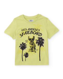T-shirt garçon en maille de style californien  - vertbaudet enfant