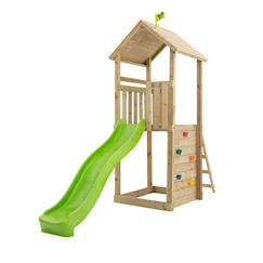 Jouet-Tour de jeux toboggan skywood bois h270cm