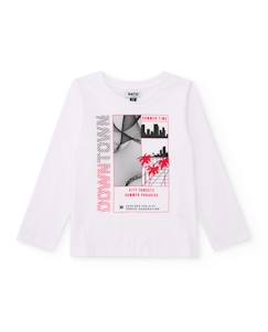 Garçon-T-shirt, polo, sous-pull-T-shirt-T-shirt garçon en maille d’inspiration urbaine