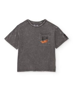 T-shirt garçon en maille effet délavé  - vertbaudet enfant