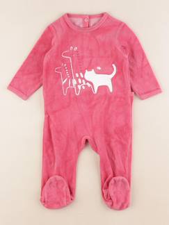 Seconde main-Fille-Pyjama, surpyjama, dors-bien-Pyjama velours - 9 mois