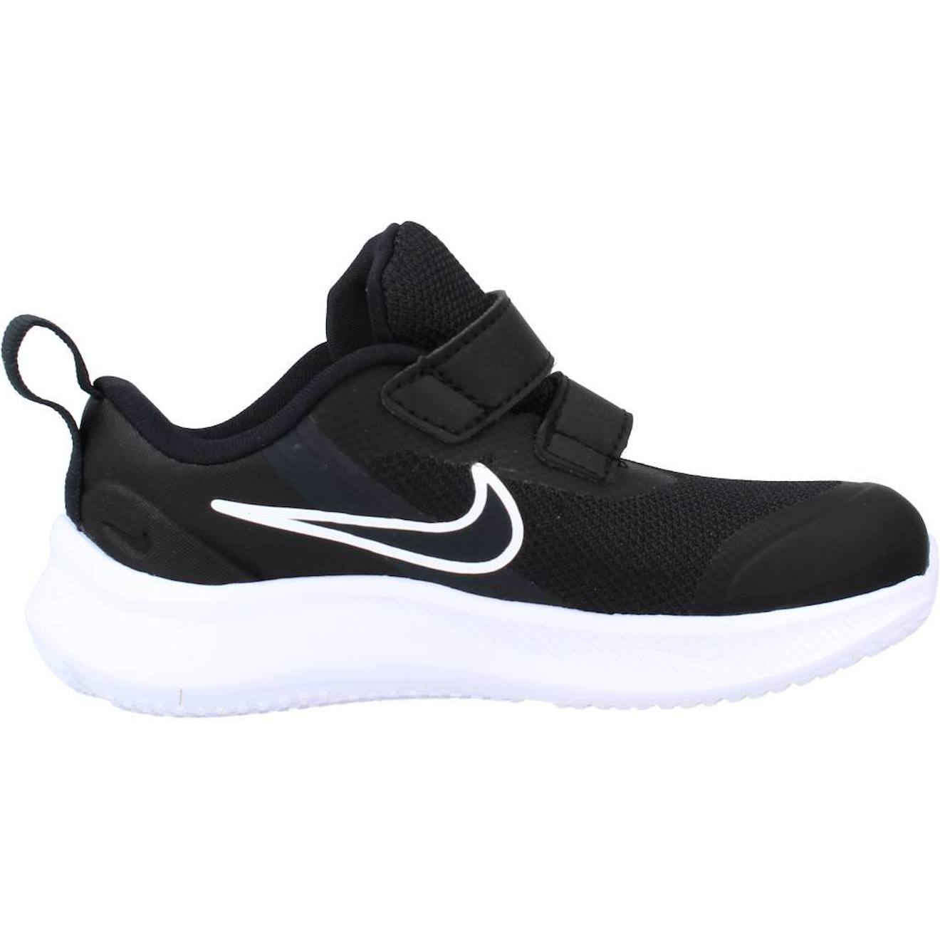 Basket Bébé Textile Star Runner 3 Noir