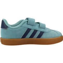 Chaussures-Chaussures bébé 17-26-Marche garçon 19-26-Baskets-Basket bébé garçon en cuir velcro résistant