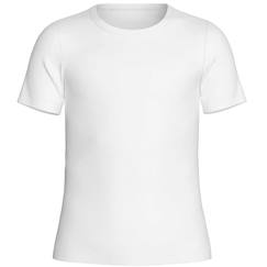 Garçon-T-shirt, polo, sous-pull-T-shirt-T-shirt maillot de corps garçon coton col rond confortable