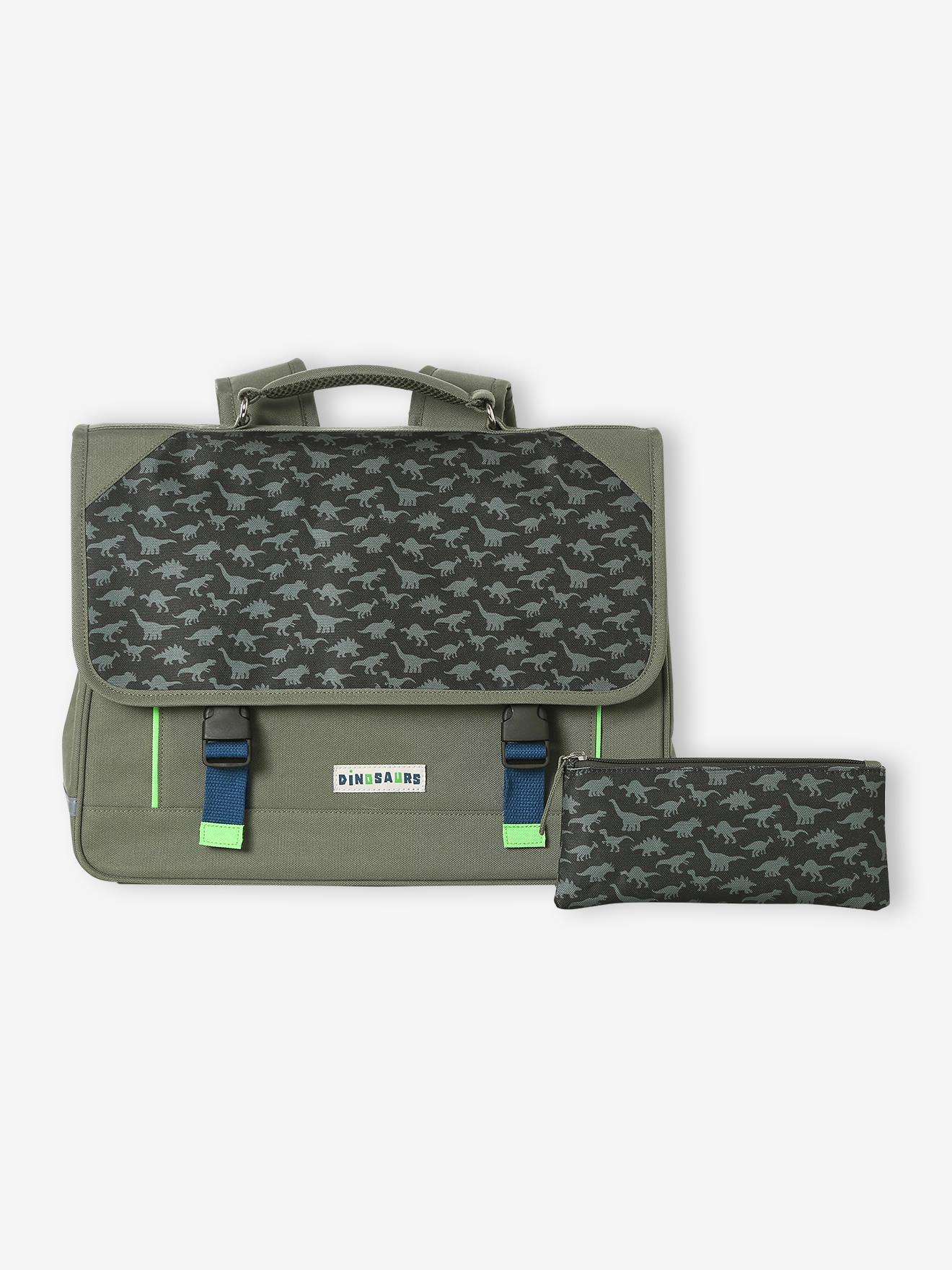 Cartable garon personnalisable kaki 27$