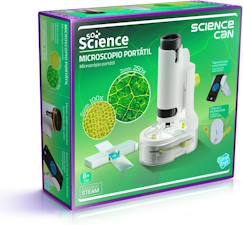 Microscope portable 250x avec support smartphone - so science - dès 8 ans  - vertbaudet enfant